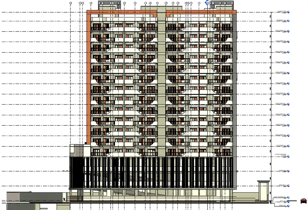 Commercial Building Architectural CAD Blueprints
